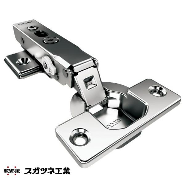 【スガツネ工業 360シリーズ ワンタッチスライド丁番 オリンピア】静かにゆっくり閉まるソフトクローズ機構を搭載した高性能丁番シリーズです。側面のダンパー調整レバーで、ソフトクローズの効きを5段階で細かく調整でき、家具の仕様に合わせた最適な...