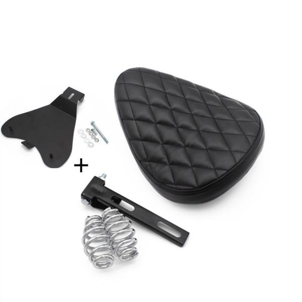 ソロシート シングルシート ダイヤカット スプリング ハーレー