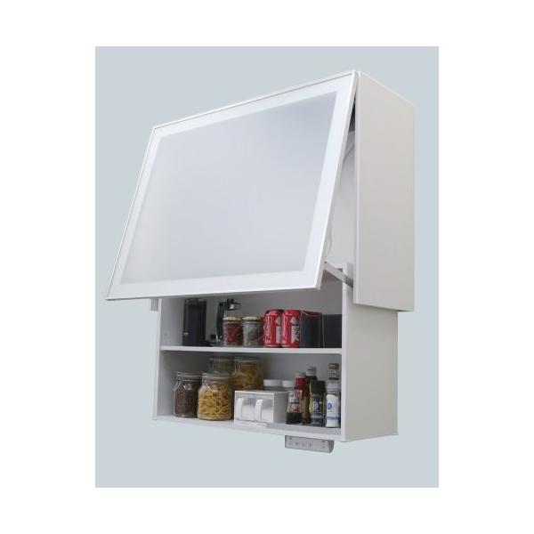 金澤工業 オプション 金澤工業製 KEL-H090S35 電動昇降吊戸棚（収納