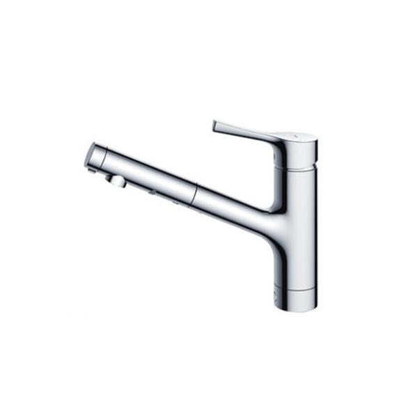 バス・洗面所用品 TOTO TKS05305JA TOTO 台付シングル混合水栓(エコシングル、ハンドシャワー