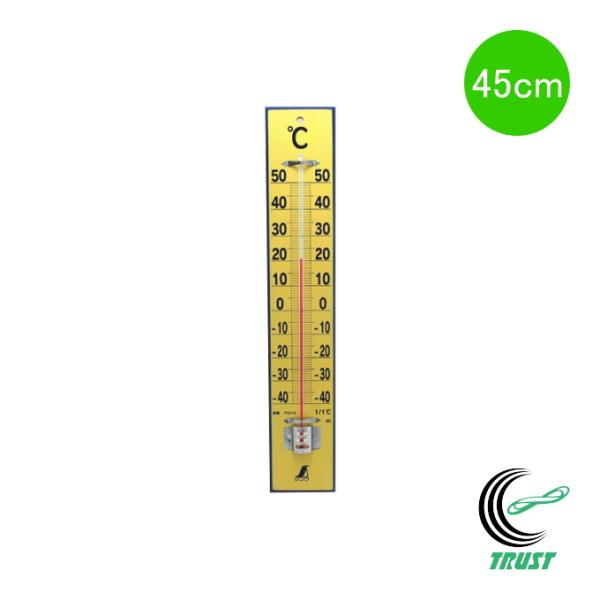大型なので、教室・オフィス・病院・公共施設などでの温度測定に便利です。広い場所でも認識しやすいよう、大きいサイズで大きい文字を採用。フック穴付きです。 【サイズ・重量】（約）450×80×22mm、210g【測定範囲】-40〜50℃【精度】...