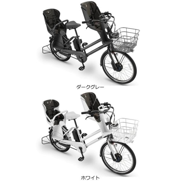 完売 (前後クッション付) 電動自転車 子供乗せ 3人乗り 前後シート付 
