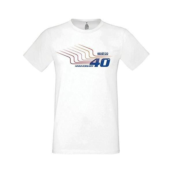 SPARCO (XpR) TVc T-SHIRT 40TH WHITE 01216BI2M TCY/J[M/WHITE