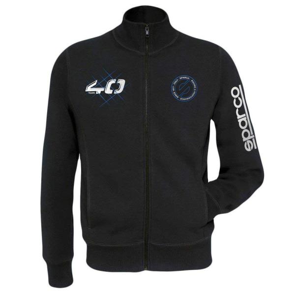SPARCO (�X�p���R) �W�b�v�g���[�i�[ FULL ZIP 40TH BLACK 01228NR5XXL �T�C�Y/�J���[XXL/BLACK