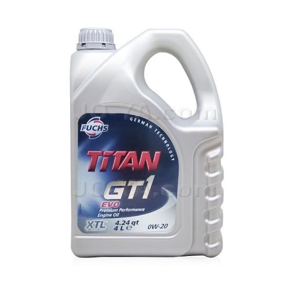 FUCHS (フックス) TITAN GT1 EVO XTL 0W20 (エンジンオイル) 4L : JO