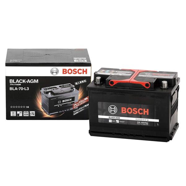 BOSCH(ボッシュ) BLACK-AGM bla-70-l3 BOSCH (ボッシュ) ブラック-AGM 輸入車補機バッテリー