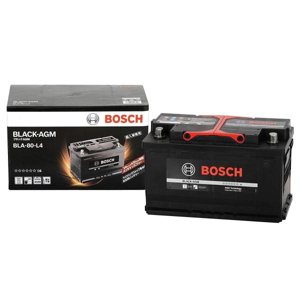 BOSCH（ボッシュ） 輸入車用 ブラックAGMバッテリーBLA-80-L4 : JO-YA 
