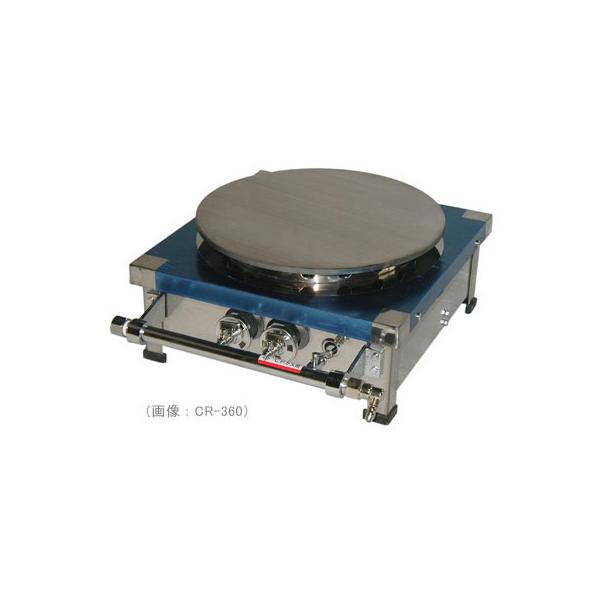 山下金物クレープ焼き器）プロパンガス用 CR-400 鉄板直径 400mm