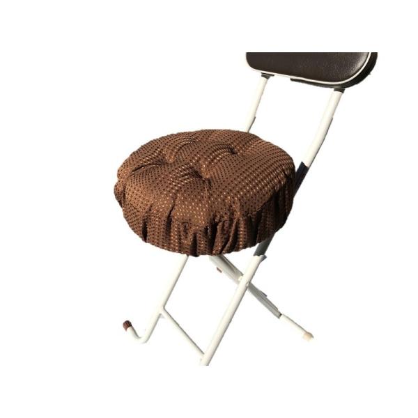 超特価　送料無料の丸椅子用クッションです。在庫限りのお買い得商品です。数量限定の特別価格です。サイズは約３０Ｒｃｍです。側生地は、ポリエステル１００％です。中身は、ポリエステルわたを使用しています。市販の丸椅子にかぶせるだけでご使用になれま...