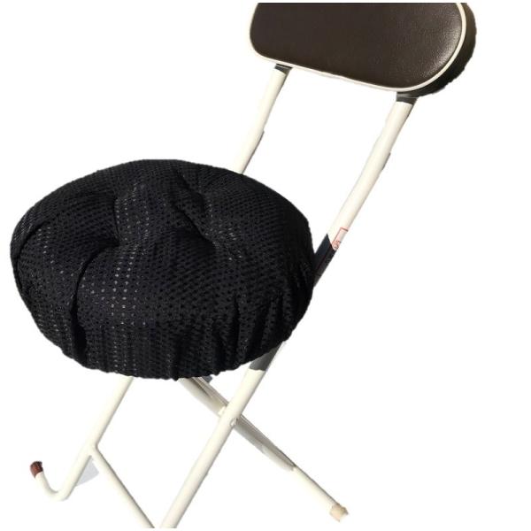 超特価　送料無料の丸椅子用クッションです。在庫限りのお買い得商品です。数量限定の特別価格です。サイズは約３０Ｒｃｍです。側生地は、ポリエステル１００％です。中身は、ポリエステルわたを使用しています。市販の丸椅子にかぶせるだけでご使用になれま...