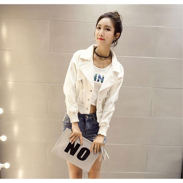 デニムジャケット Gジャン ジージャン ショート丈 ホワイト コンパクト レディース 韓国 白 Buyee Buyee 日本の通販商品 オークションの代理入札 代理購入