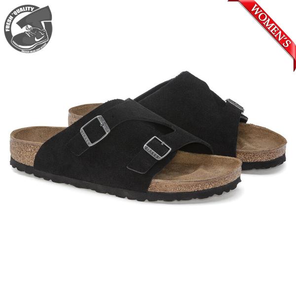 ビルケンシュトック チューリッヒ スエード レザー ブラック スリム幅 BIRKENSTOCK ZURICH BLACK NARROW幅 1025060