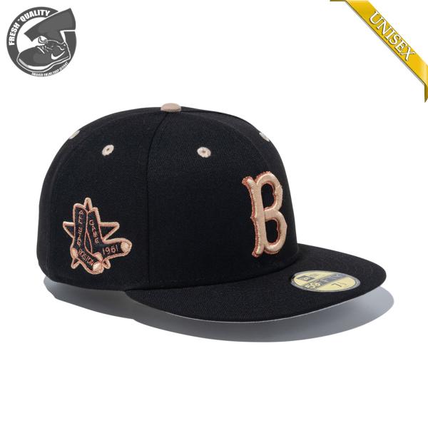 ニューエラ 59FIFTY ザ ブリュー ボストン・レッドソックス ブラック / キャメル NEW ERA 5950 THE BREW BOSTON RED SOX 15228780