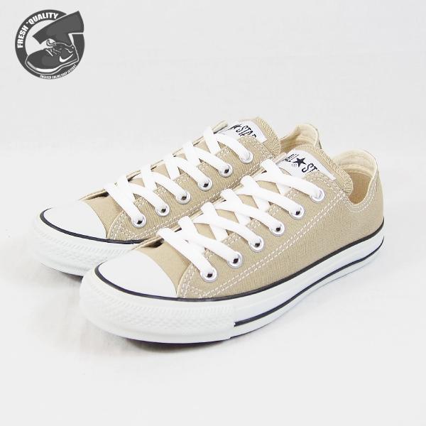 コンバース キャンバス オールスター ベージュ レディース スニーカー CONVERSE CANVAS ALL STAR COLORS OX BEIGE 1CL129 32860669