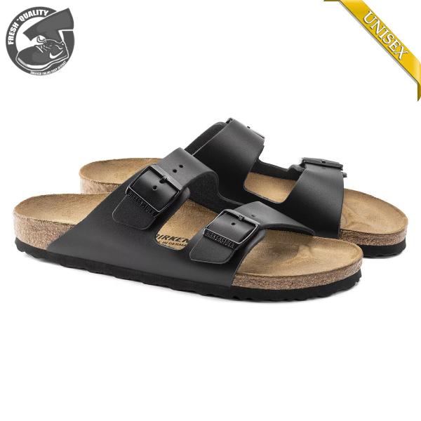 ビルケンシュトック アリゾナ ナチュラル レザー ブラック 通常幅 ユニセックス BIRKENSTOCK ARIZONA (NL) BLACK REGULAR幅 51191