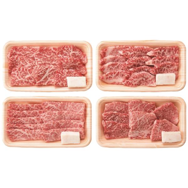 産直品＞　おすすめ　お歳暮好適品　松坂牛・人気の焼肉4種食べ比べセット RKMBY48-150MA・7640-069