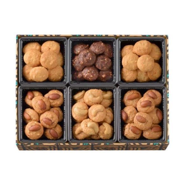 4種類の味　315g入　焼き菓子 ナッツが主役のクッキー モロゾフ　アルカディア MO-1283　C7150-080