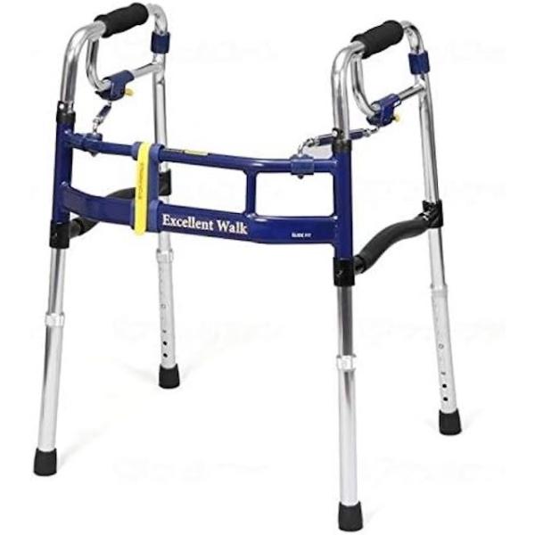 歩行器 Hタイプ キャスター無し組立・折り畳みがワンタッチでできる歩行器。使用者の体格や症状に合わせて幅・高さ・角度を変えることができます。用途や症状に応じて適切な設定で使用することが可能です。仕様●幅調節/4段階●高さ調節/8段階●ハンド...