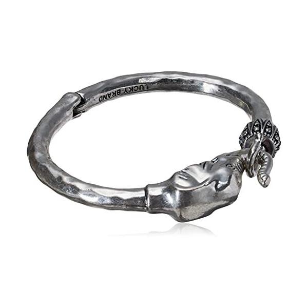 ラッキーブランドLucky Brand Silver Elephant Cuff Bracelet, 2.38 ブレスレット ジュエリー品