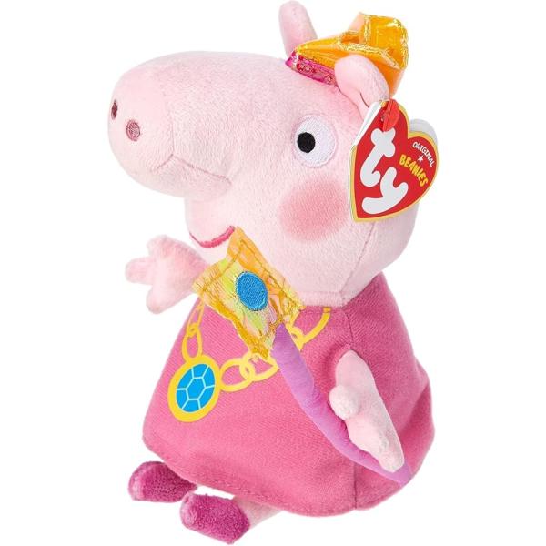 タイ ペッパピッグ ぬいぐるみ Mサイズ プリンセスペッパ Ty Peppa Pig 46129