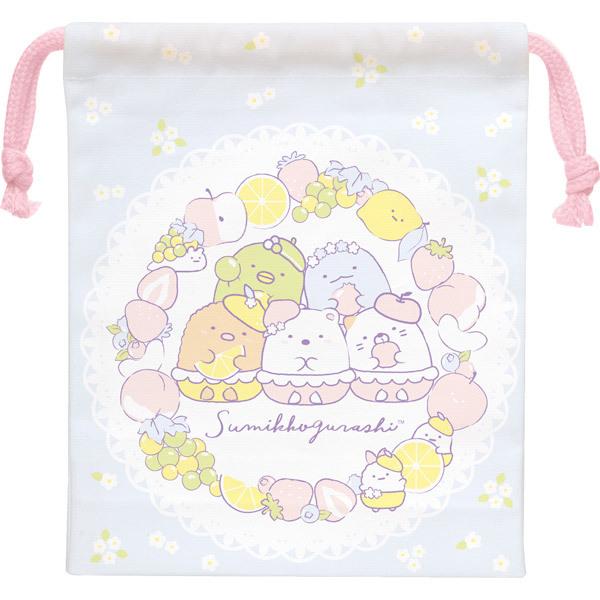 すみっコぐらし コップ巾着 フルーツ ランチマーケット Ca ジョイン文房具店 通販 Yahoo ショッピング