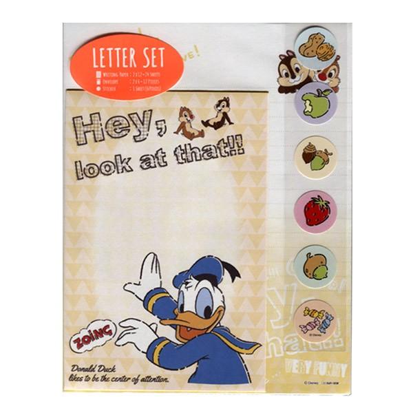 ディズニー ドナルドダック レターセット ペピィミー チップ デール Disney Y S ジョイン文房具店 通販 Yahoo ショッピング