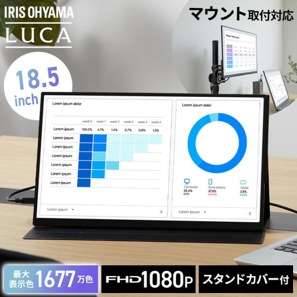 IRIS OHYAMA（アイリスオーヤマ） モバイルモニター スタンドカバー
