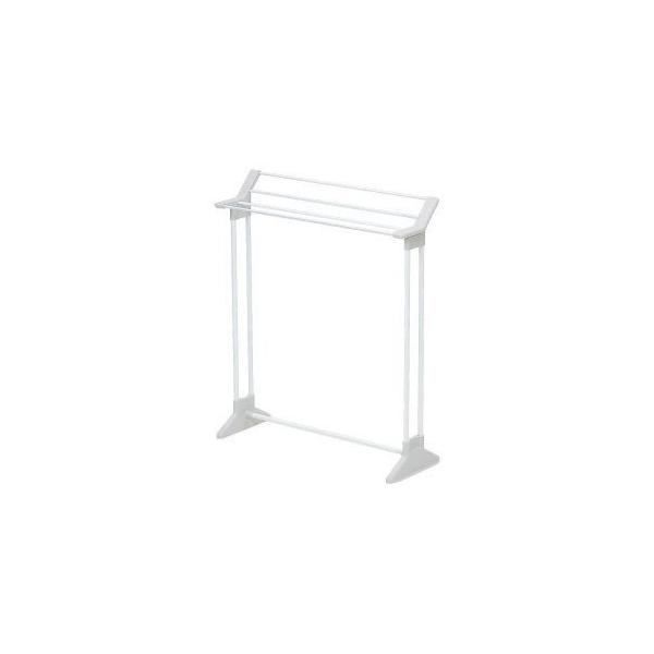 ☆ねじ・釘不要の簡単組立式タオルハンガーです☆簡単に折りたため、省スペースで収納できる組立式のハンガーです♪狭いスペースでもしっかりと干すことができます！●商品サイズ（約）：幅75×奥行27×高さ85cm●重量：1.18kg●耐荷重：5kg...