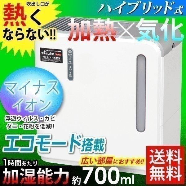 IRIS OHYAMA（アイリスオーヤマ） 加湿器 気化ハイブリッド式 マイナス
