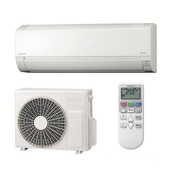 日立エアコン RAS-AJ28K 日立 白くまくん AJシリーズ RAS-AJ28K (D) 取付工事無し : マイルーム
