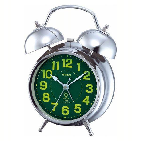 目覚まし時計 MAG ベルズDX シルバー T-764 S-Z (D) : マイルーム