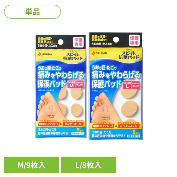 ニチバン スピール うおの目 保護パッド スピール抗菌うおの目用 SPPUL スピール