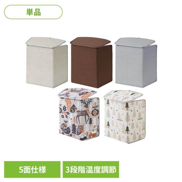 パネルヒーター パネルヒーター 足元 足元ヒーター パネルヒーター 5面 暖房器具 折りたたみ収納 トカイズ パネルヒーター 5面仕様 TPH-001S TOKAIZ (B)