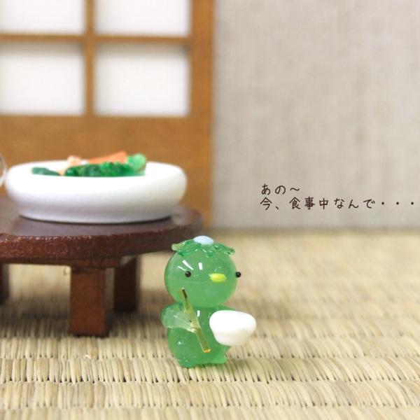 うんちゃん　ガラス細工　ミニチュア YC-066-4.jpg
