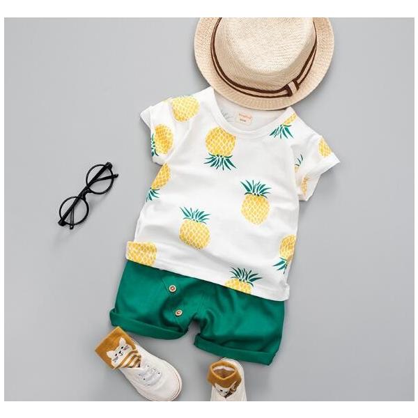 キッズ ベビー服 セットアップ パイナップル柄 子供服 上下セット 男の子 女の子 夏 ｔシャツ パンツ 80cm 90cm 100cm 110cm 003 Buyee Buyee Japanese Proxy Service Buy From Japan Bot Online