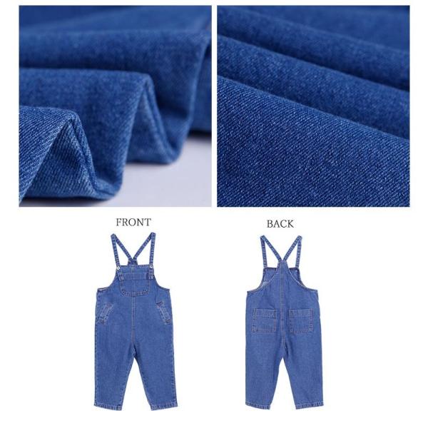 キッズ ベビー服 子供服 オーバーオール デニム サロペット ジーンズ 女の子 ジュニア 110cm 1cm 130cm 140cm 150cm 160cm 129 129 Joypot ヤフーショッピング店 通販 Yahoo ショッピング