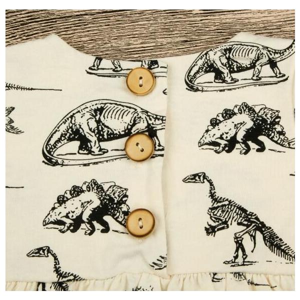送料無料 キッズ ベビー服 子供服 女の子 ワンピース フリル 恐竜 5分袖 春 秋 かわいい 70cm 80cm 90cm 100cm 164 164 Joypot ヤフーショッピング店 通販 Yahoo ショッピング