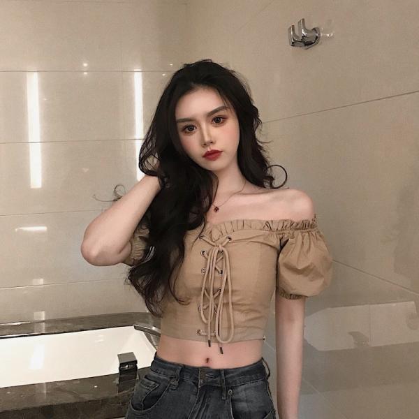 オフショル ブラウス コルセット ビスチェ 半袖 韓国 フリル オルチャン 原宿 袖コン 編み上 リボン レース アップ きれいめ レディース 2t 587 メール便ok Buyee Buyee Japanese Proxy Service Buy From Japan Bot Online