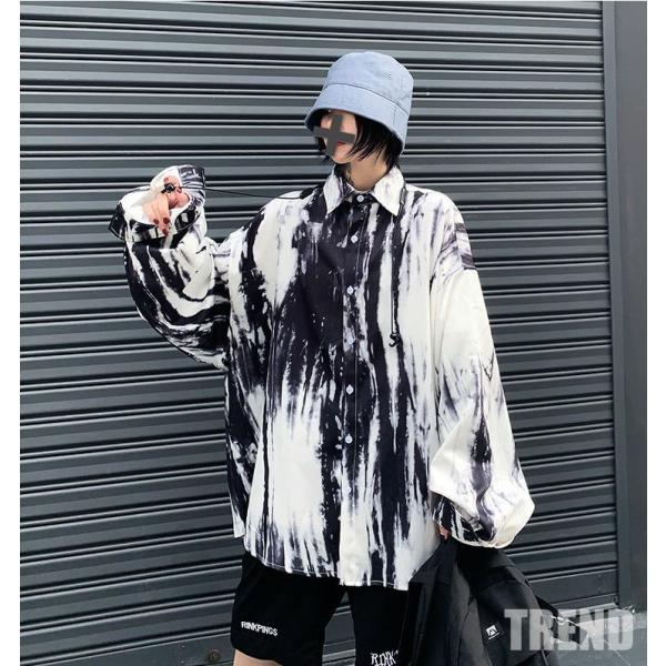 タイダイ シャツ 長袖 韓国 オルチャン 原宿 ダンス 衣装 ストリート Hiphop ゆったり K Pop サブカル トップス レディース3t 915 メール便ok 3t 915 Joyboxストリートショップ 通販 Yahoo ショッピング