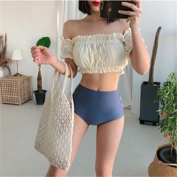 オフショル ビキニ 水着 韓国 半袖 オルチャン スリット原宿 配色 コンサバ きれいめ ハイウエスト バイカラー レディース Sw メール便ok Buyee Buyee 일본 통신 판매 상품 옥션의 대리 입찰 대리 구매 서비스