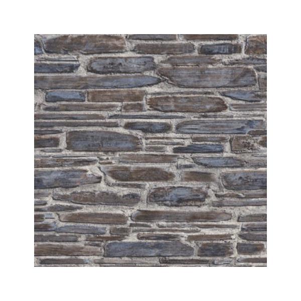輸入壁紙 Rasch 8634 フェイク シャビー 石目 レンガ ブルー ブラウン グレー Buyee Buyee Japanese Proxy Service Buy From Japan Bot Online