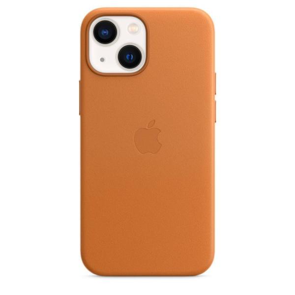 純正 iPhone13 mini レザーケース ゴールデンブラウン 茶色