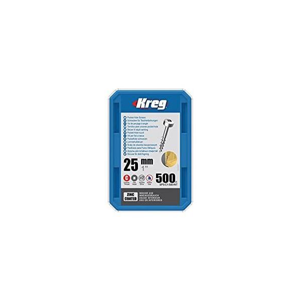 Kreg パンヘッドスクリュー 25mm 粗目 (500本入)