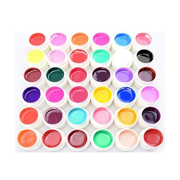 カラージェル 5g 36色セット スターターキット 2ネイルチップ用 Uvレジン バイオジェル代用 カルジェル代用 ネイル用品 ジェルネイル Blog Portaldeinovacao Com Br