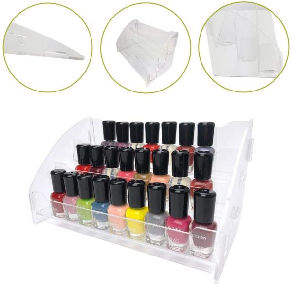 Lanscoee ネイルスタンド マニキュア収納 マニキュアスタンド ネイルカラー 口紅 ホルダー ジェルネイル 収納 展示 ディスプレイ Prettyfunnyballoons Com