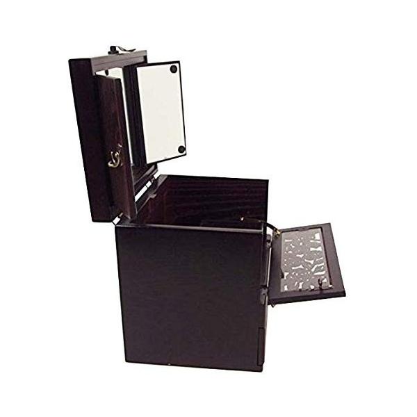 コスメティックボックス メイク道具 アンジェラ 手鏡 3面ミラー付き アンジェラ G 1358r Jpストア