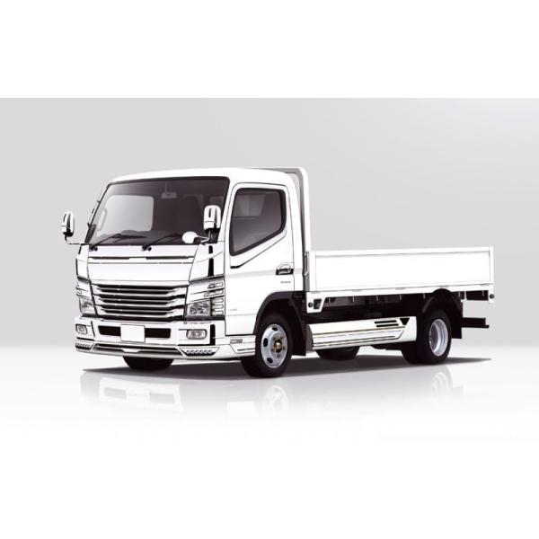 フソウ ブルーテックキャンター標準車 フロントスポイラー (LED付） 無塗装 2ｔ トラック エアロ パーツ /【Buyee】  日本代购平台-产品购物网站大全-Buyee一站式代购 bot-online