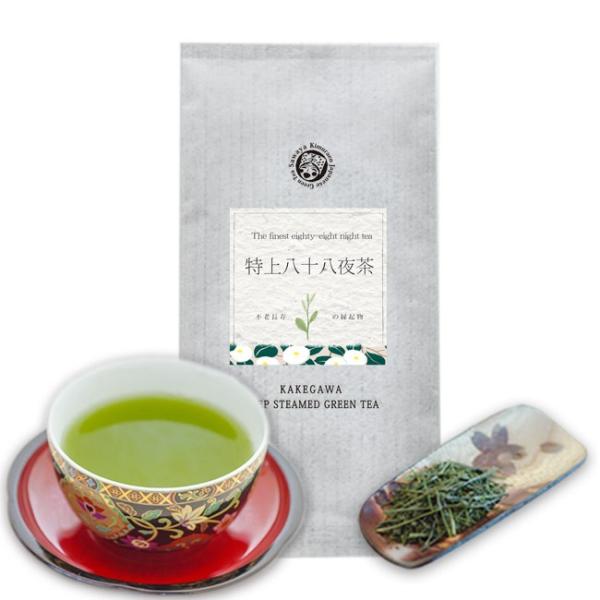 茶葉 お茶 緑茶 静岡茶 掛川茶 茶葉 深蒸し茶 日本茶 高級 お茶旅 縁起 特上八十八夜茶 100g 全国茶品評会 産地賞 受賞