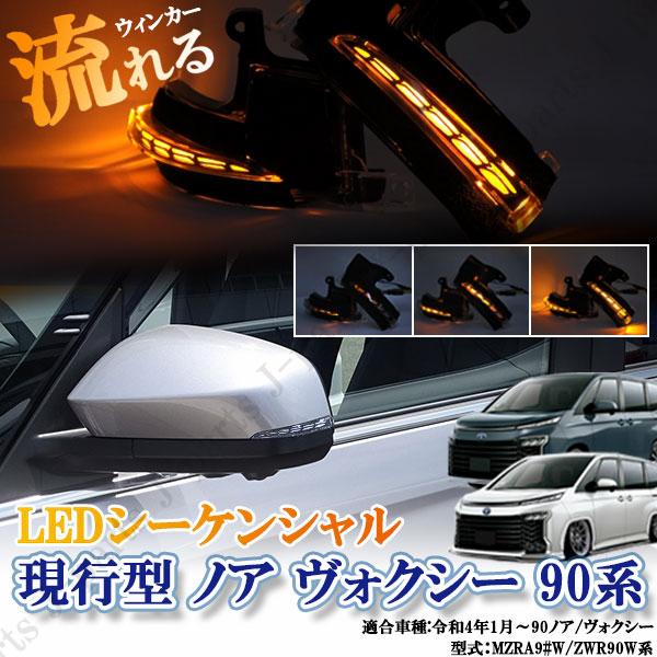 商品紹介動画付 トヨタ 90系ノア/ヴォクシー LED ファイバー 流れる