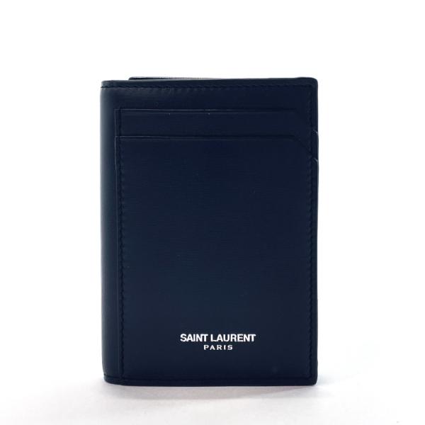 SAINT LAURENT PARIS キーケース SAINT LAURENT パリ スリム キーケース（グレイン・ド・プードル
